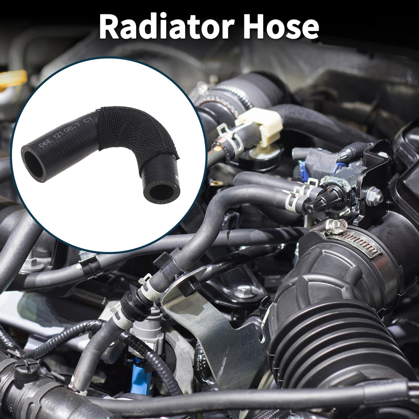 Radiator Hose No. 06E121082T for Audi A6 Quattro 3.0L (2016–2018)