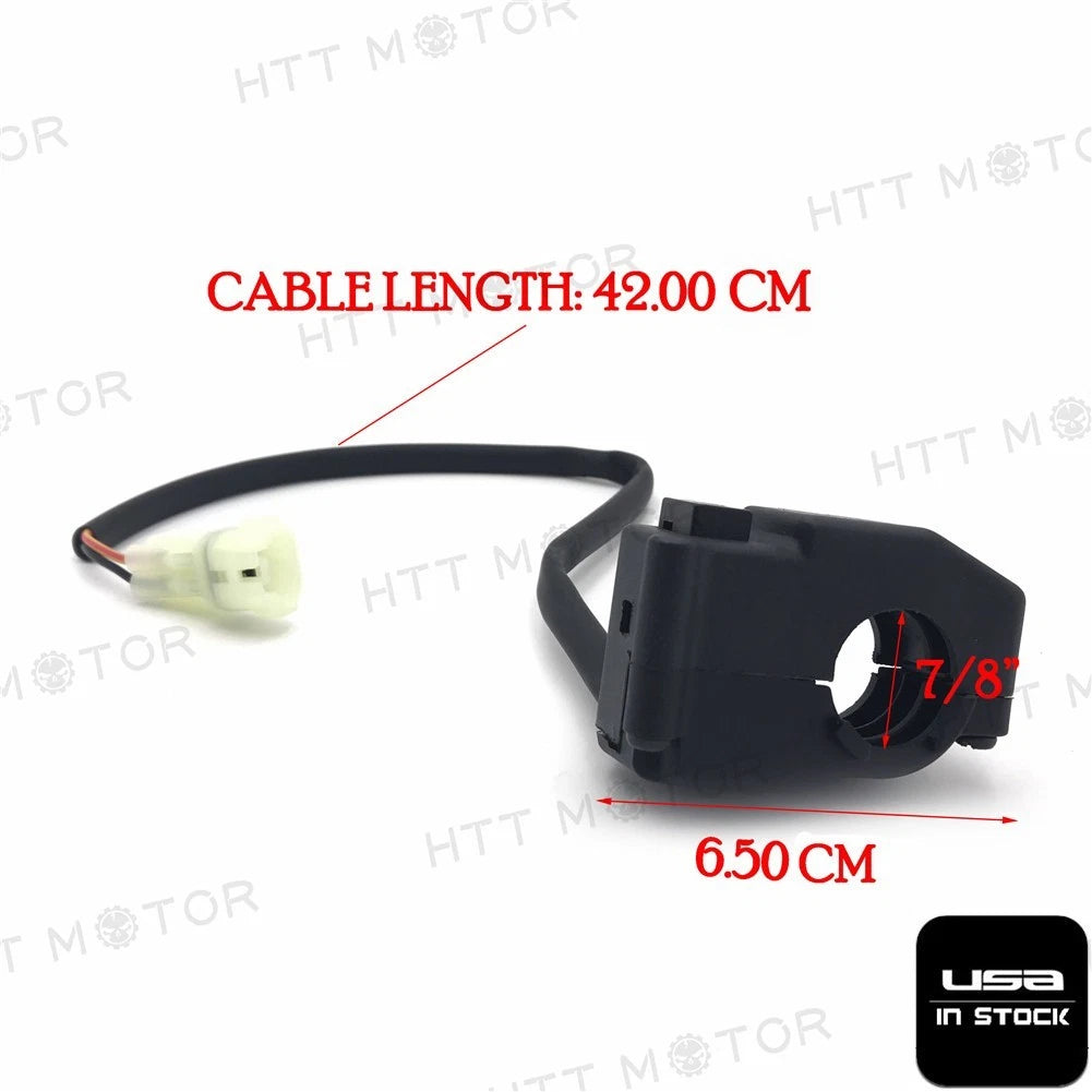 22mm Stop Off Start Kill Switch Twist Throttle for Pit Bike
