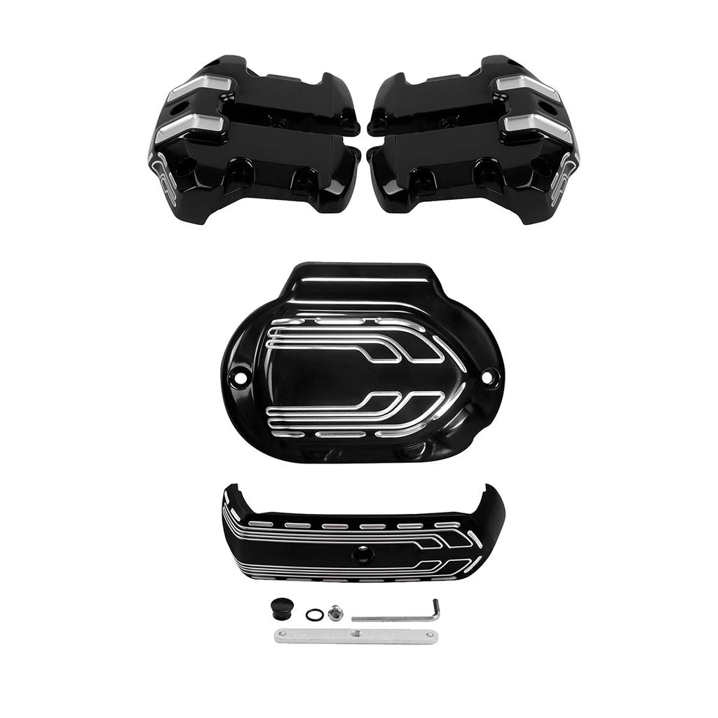 Rocker Box Transmission Side Cleaner Cover for Harley Electra Glide (2017–2020)