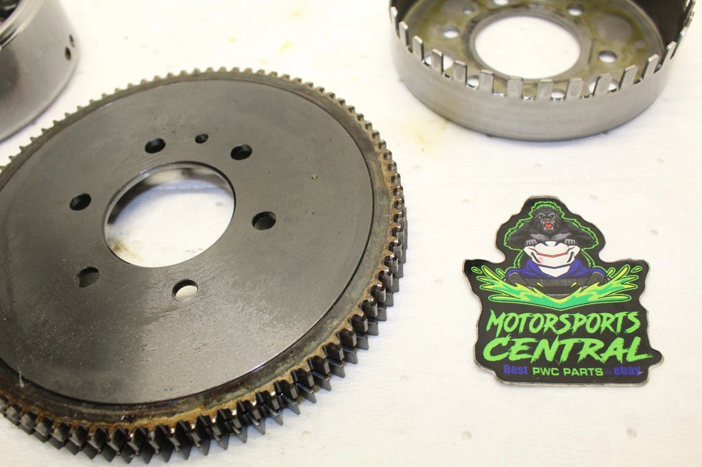Double Starter Ring Gear Flywheel Magneto for Seadoo 215 230 255 260 (87/86T)