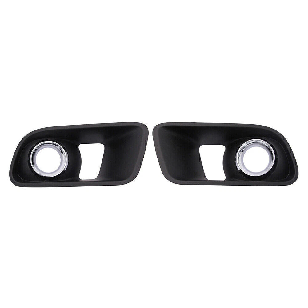 Set of 2 Front Bumper Fog Light Lamp Bezels for Dodge Charger (2012–2014)
