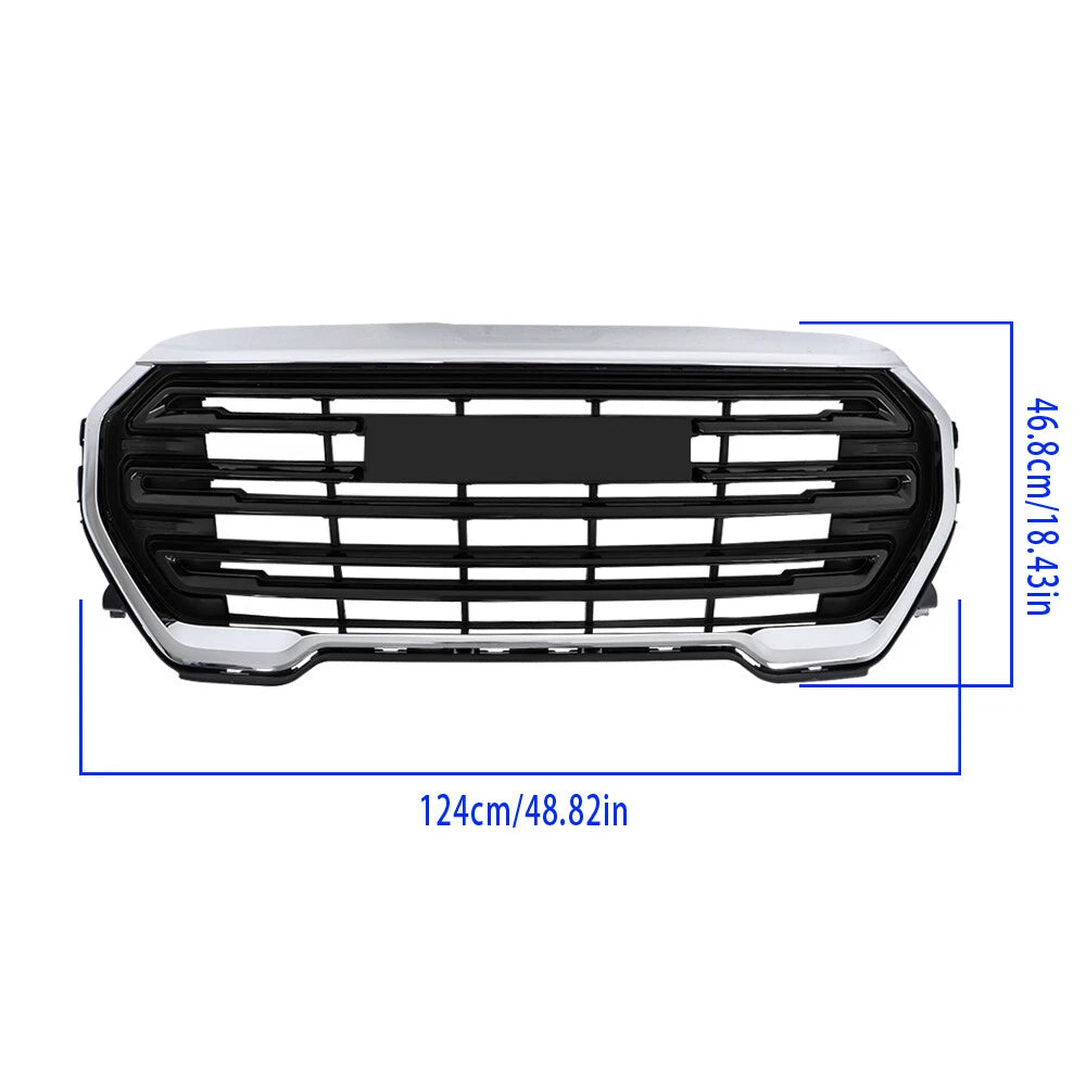 Chrome Front Upper Bumper Grille for GMC Terrain SLE/SLT (2022–2023)