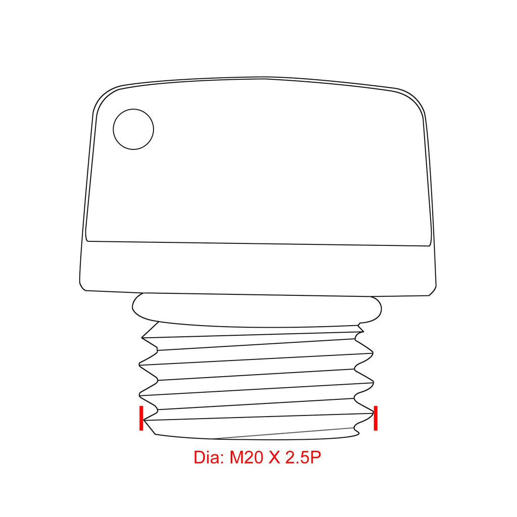 Oil Filler Cap Plug for Honda CBR1000RR CBR500R CBR300R CB250F CB300F CRF150R (2004–2023)