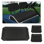 Set of 3 Black PU Seat Covers for Club Car DS Golf Cart (1982–2000)