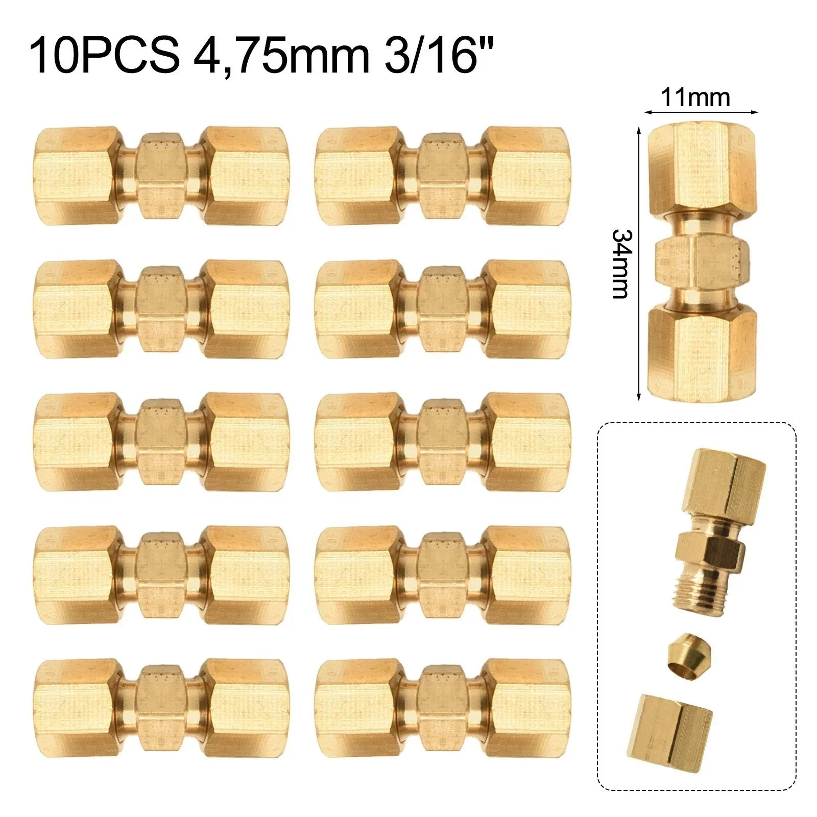 Brake Line Connector M10 for Ford