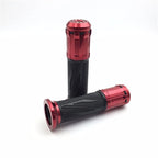 7/8" Red CNC Rubber Handlebar Grips for Yamaha FZR YZF XJR1300 XJ6 V-Max MT-01