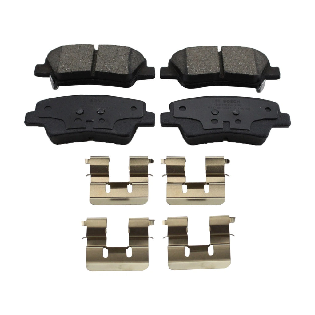 DuraGo Rear Rotors & Bosch QuietCast Ceramic Pads for Elantra L4 FWD (2011–2016)