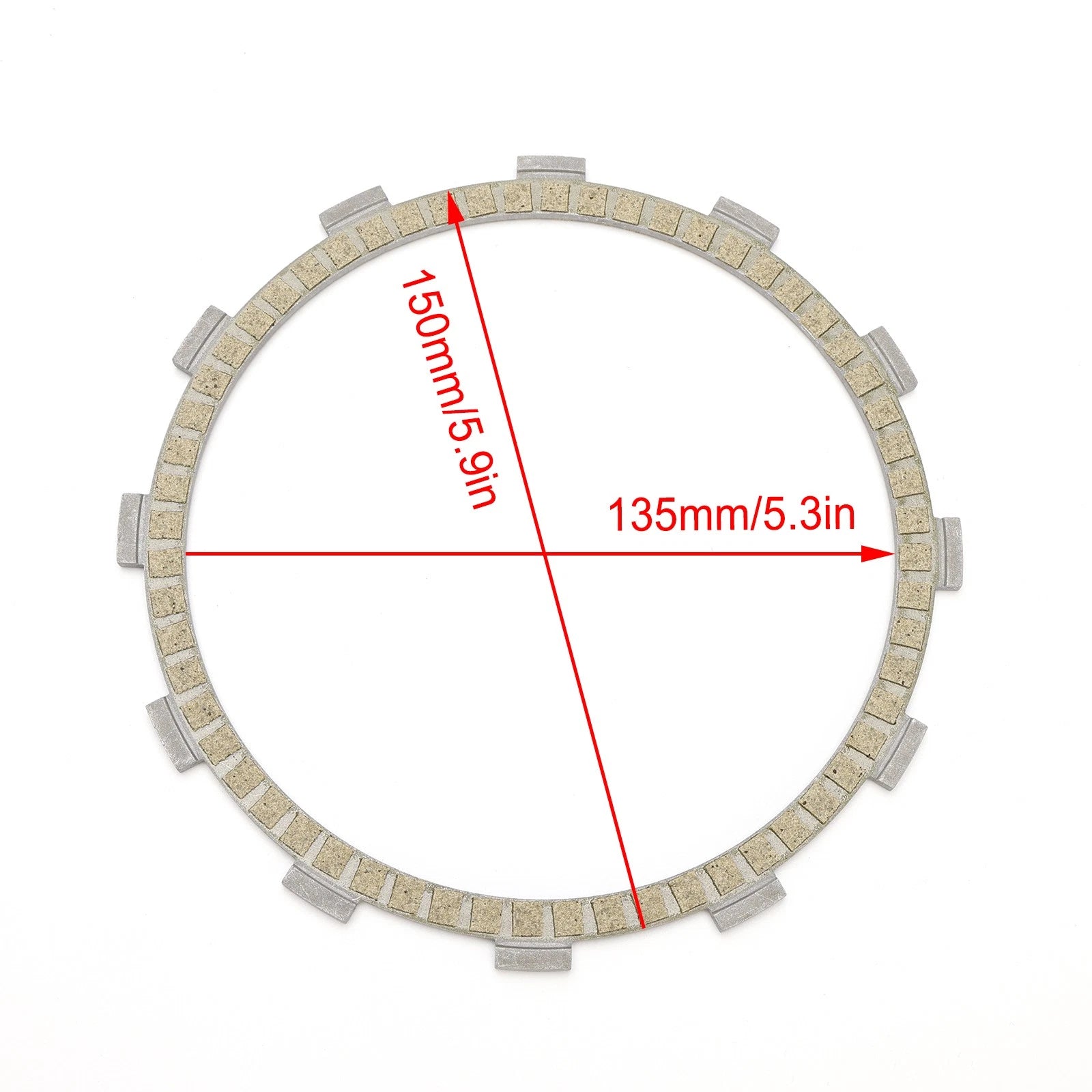 Clutch Friction Plate Kit for Honda GL1800 Gold Wing CTX1300 (2001–2017)