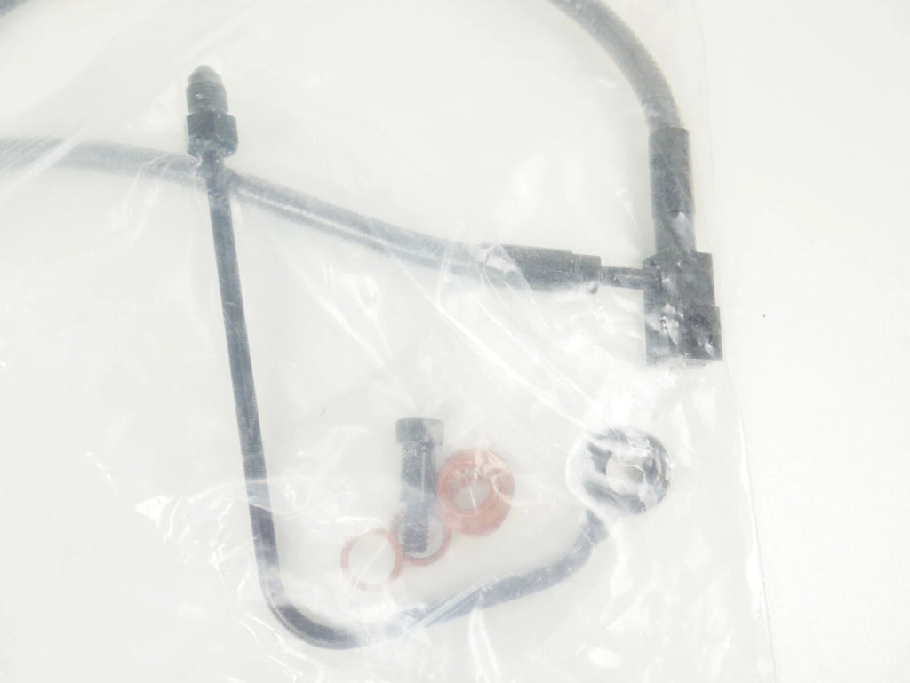 Front Lower Brake Line Kit for Harley (2011–2017) - Black Pearl