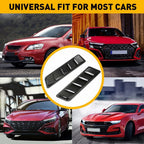 2X Air Flow Intake Hood Scoop Vent Cover for Universal Fit (Car)