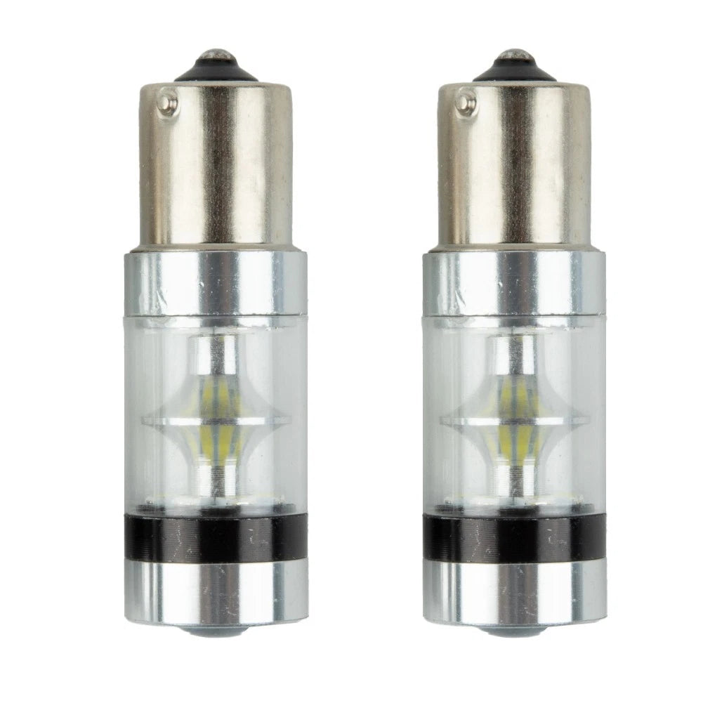 2X 100W 1156 Light Bulbs BA15S 382 1000LM White for Automotive