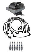 Ignition Wires & Coil with 6 Spark Plugs Kit for GMC S15 Jimmy (1993–1995)