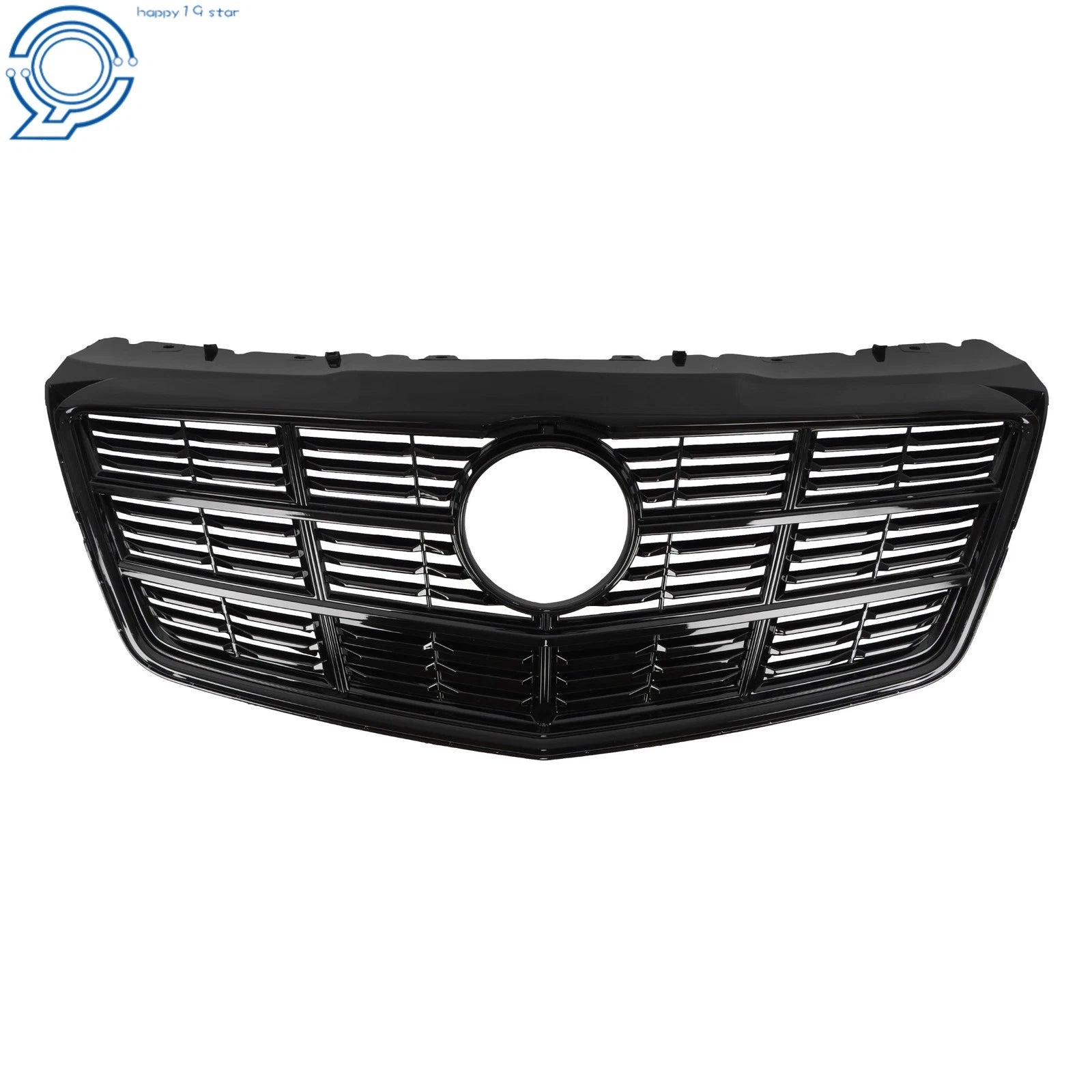 Honeycomb Front Bumper Grille for Cadillac CTS (2014-2015) Gloss Black