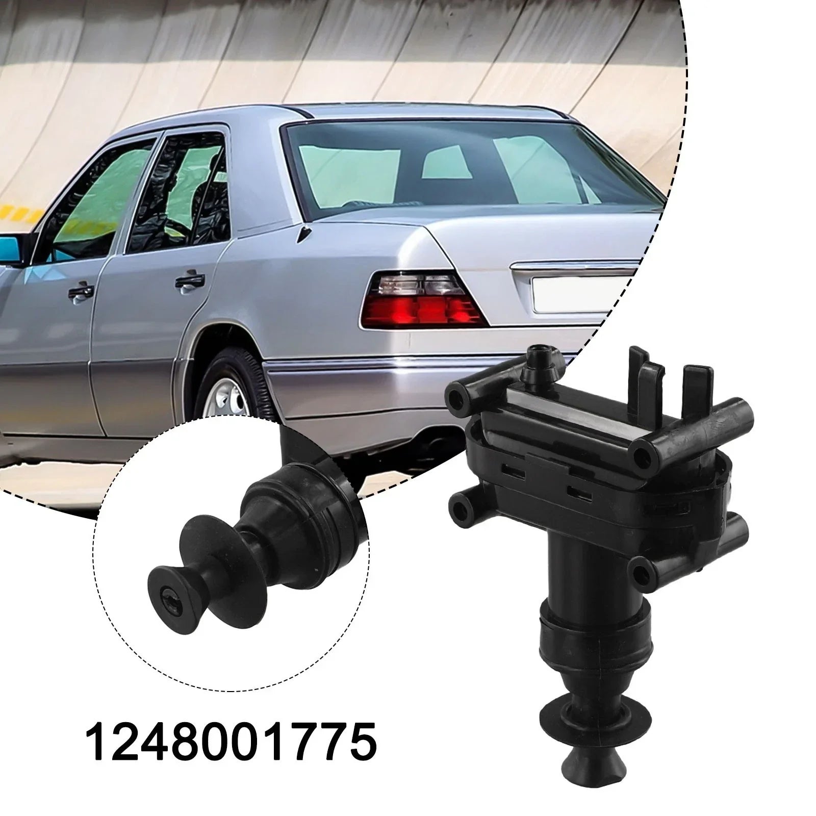 Rear Gate Door Lock Actuator / Sleek Black / for Mercedes