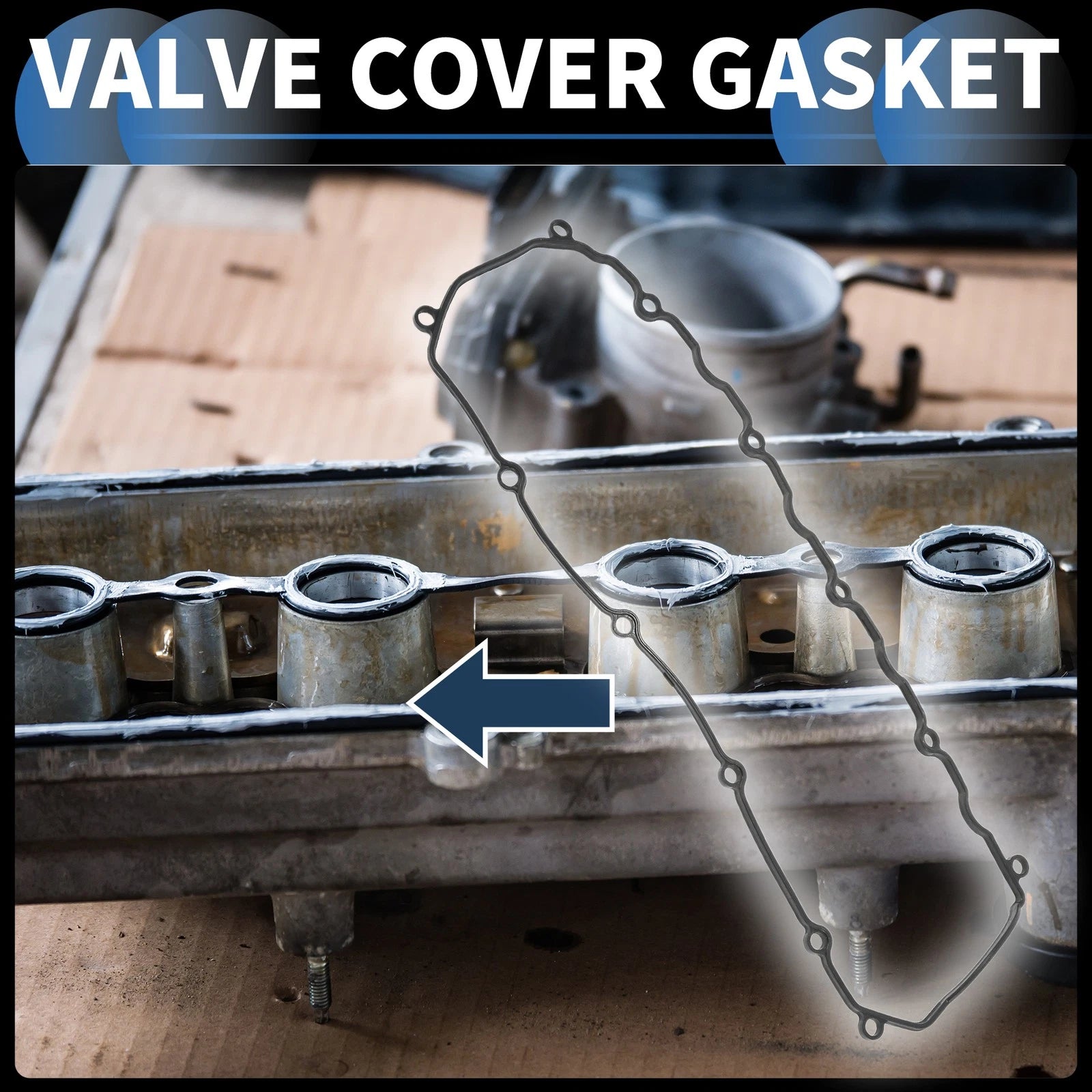 Valve Cover Gasket No. 1121367010 for Toyota Hilux Surf KZN130 (1993–1995)