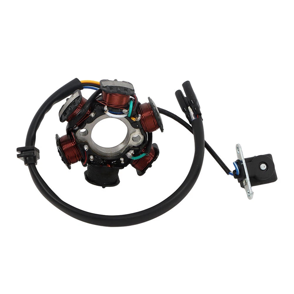 Coil Pole Magneto Flywheel Stator for 50cc 70cc 110cc 125cc PIT Quad (2000â2023)
