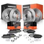 Ceramic Brake Pad and Disc Rotor for Toyota Avalon Camry (2013-2017)