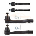 Set of 4 Suspension Kit Tie Rod Ends for Acura Integra Honda Civic