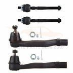 Set of 4 Suspension Kit Tie Rod Ends for Acura Integra Honda Civic