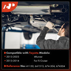 Catalytic Converter Front Left for Toyota 4Runner (2013–2023) FJ Cruiser