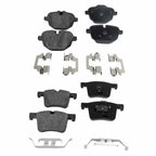 Set of 4 NAO Brake Pads for BMW X3, X4 (2011–2018)