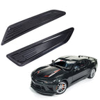 Black Bonnet Hood Vent Scoop Covers for Chevy Camaro (2016–2023)
