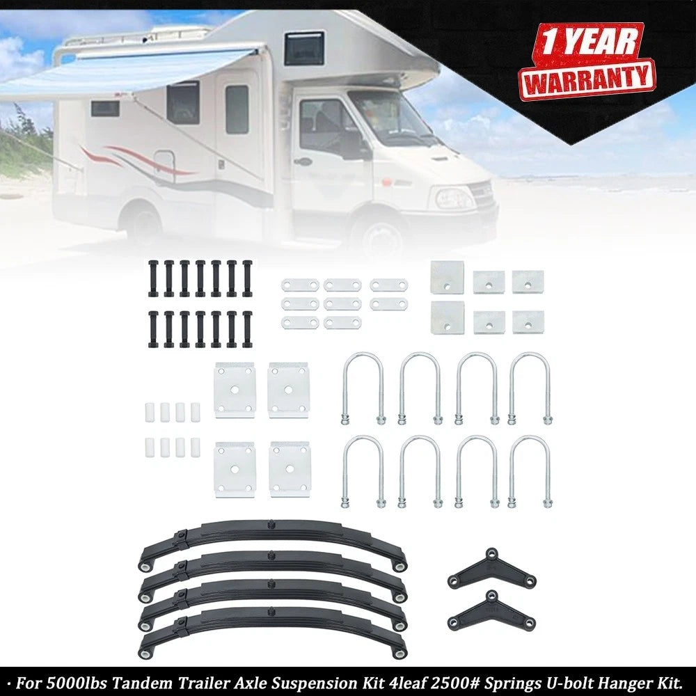 Tandem Trailer Axle Suspension Kit for 5000lbs Trailers