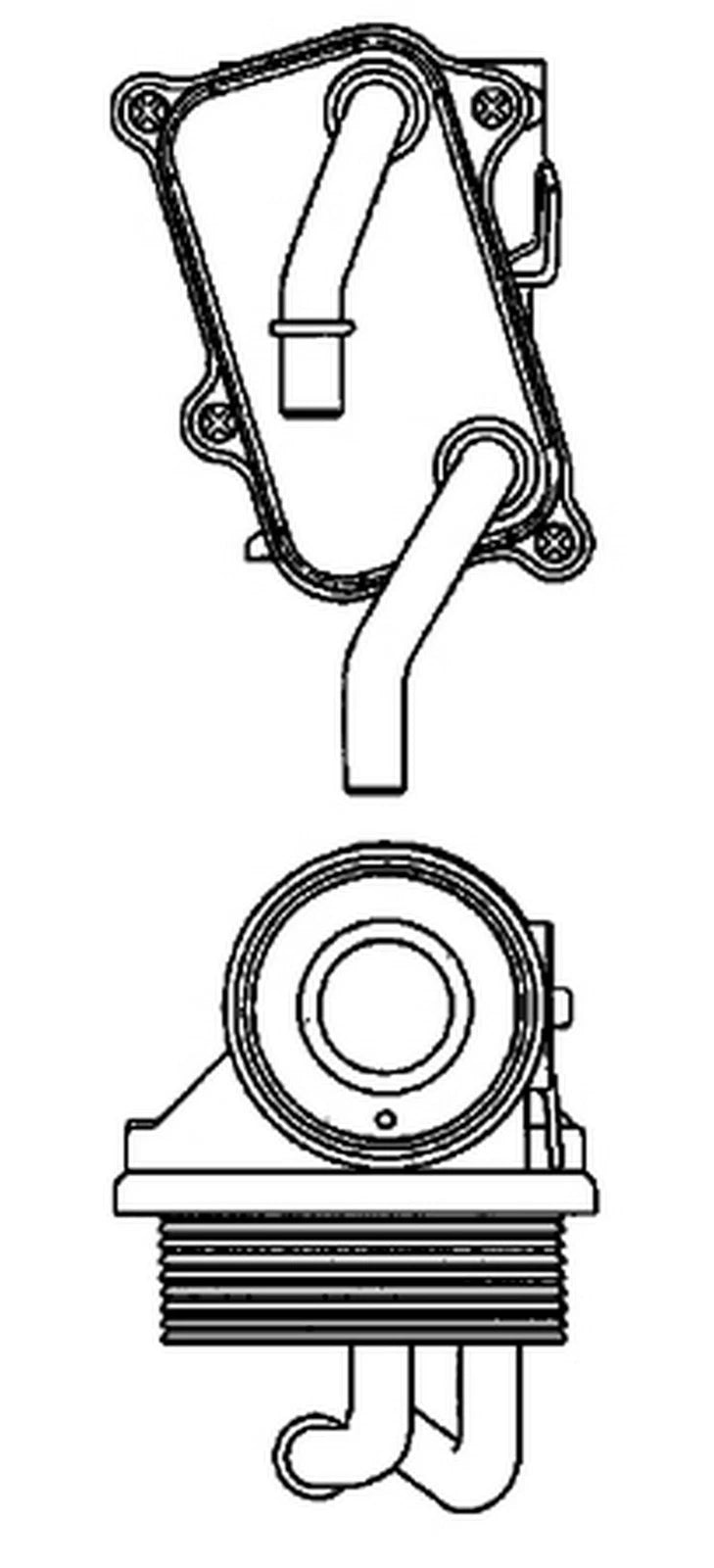 Engine Oil Cooler for Mercedes C43 AMG (1998–2000)