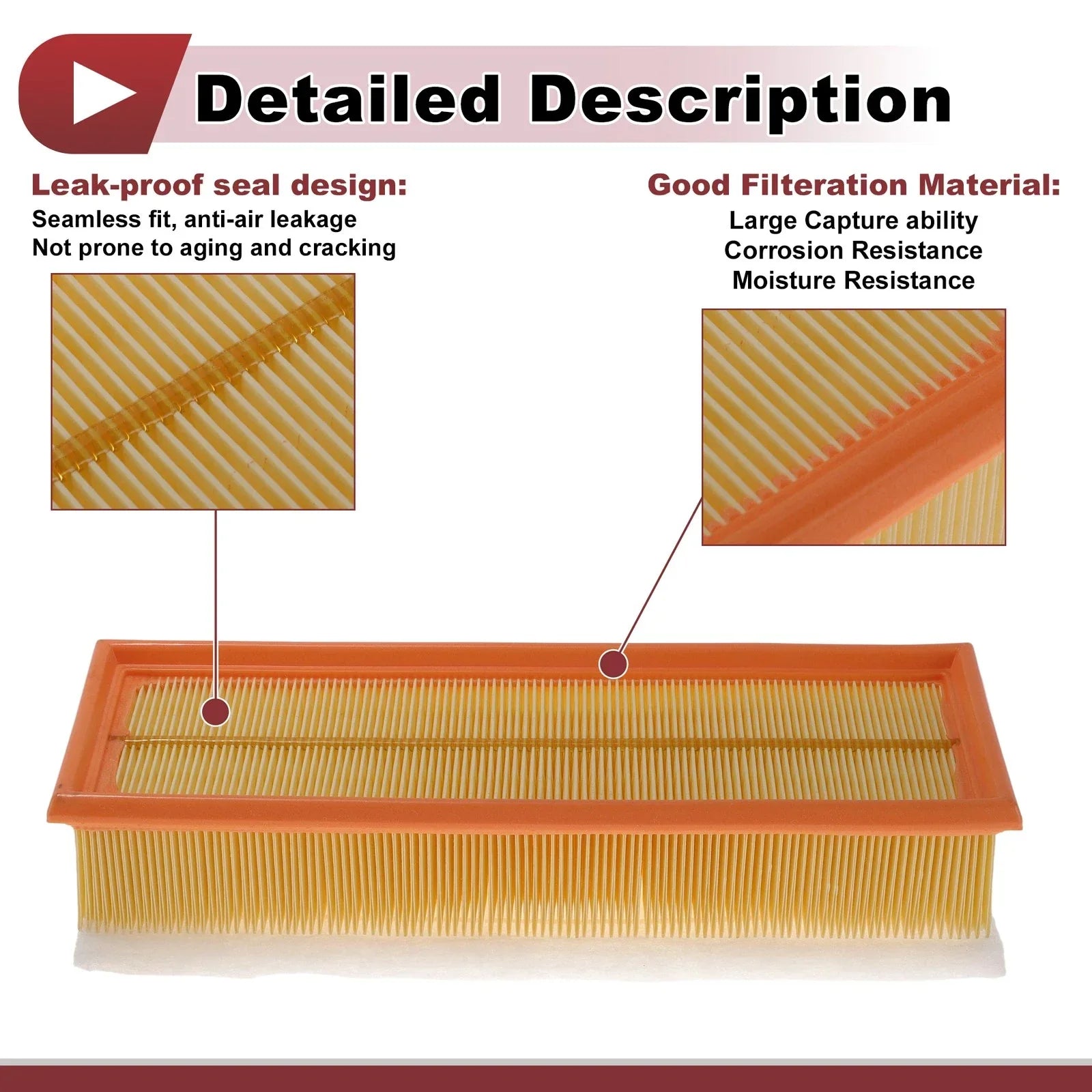 Car Air Filter for BMW X3 F25 Long Life Air Cleaner