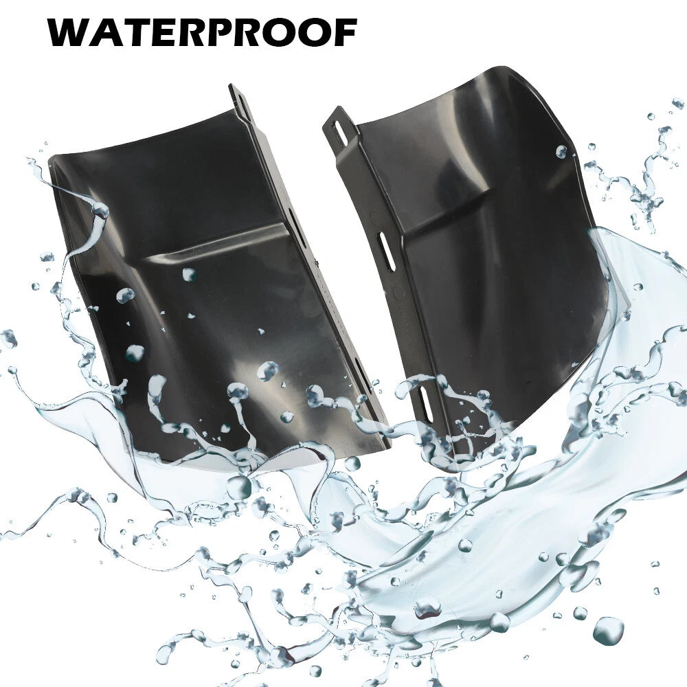 Rear Bumper Fillers for Chevrolet Caprice (1986–1990) Black