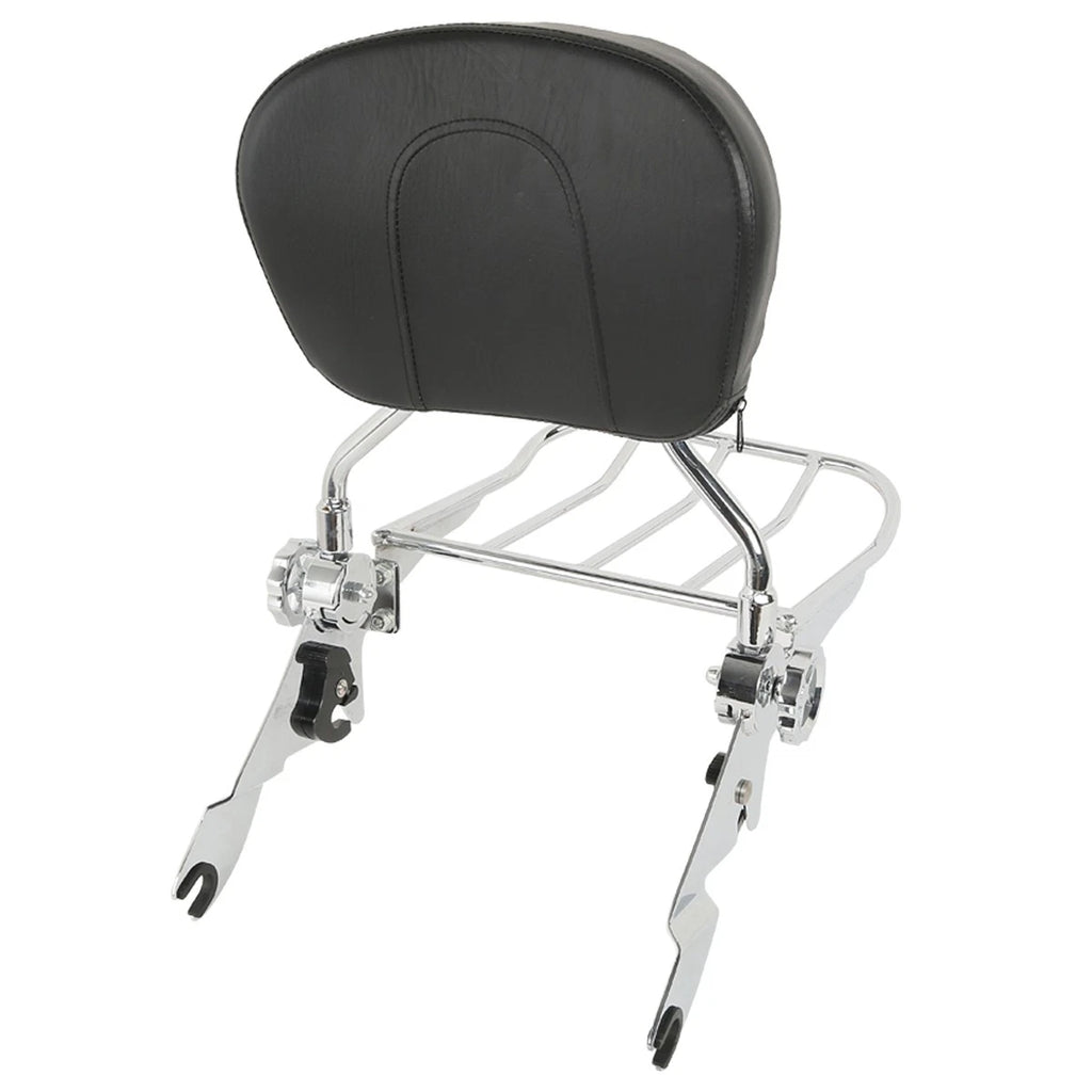 Backrest Sissy Bar Luggage Rack for Harley Touring Street Glide (2009–2025)