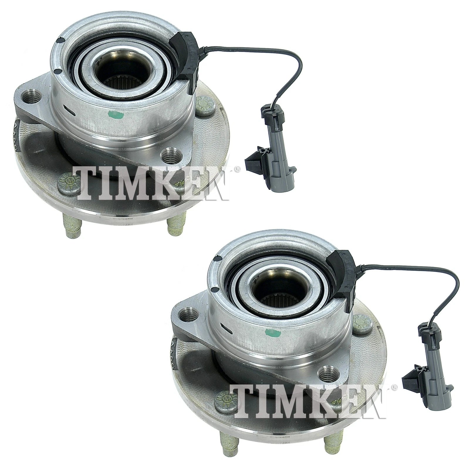 Set of 2 Front Timken Wheel Bearing & Hub Kits for Chevy Pontiac Saturn (FWD)
