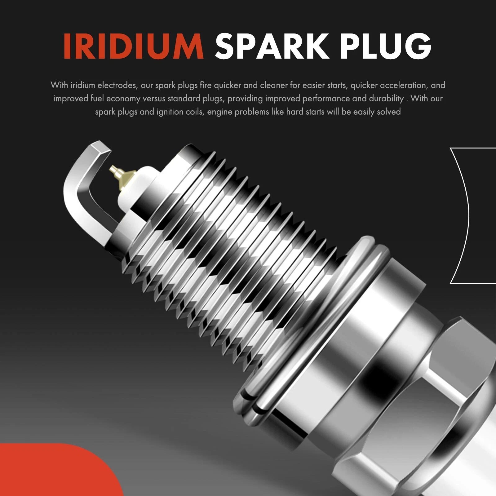 Ignition Coil & Iridium Spark Plugs Set for Hyundai