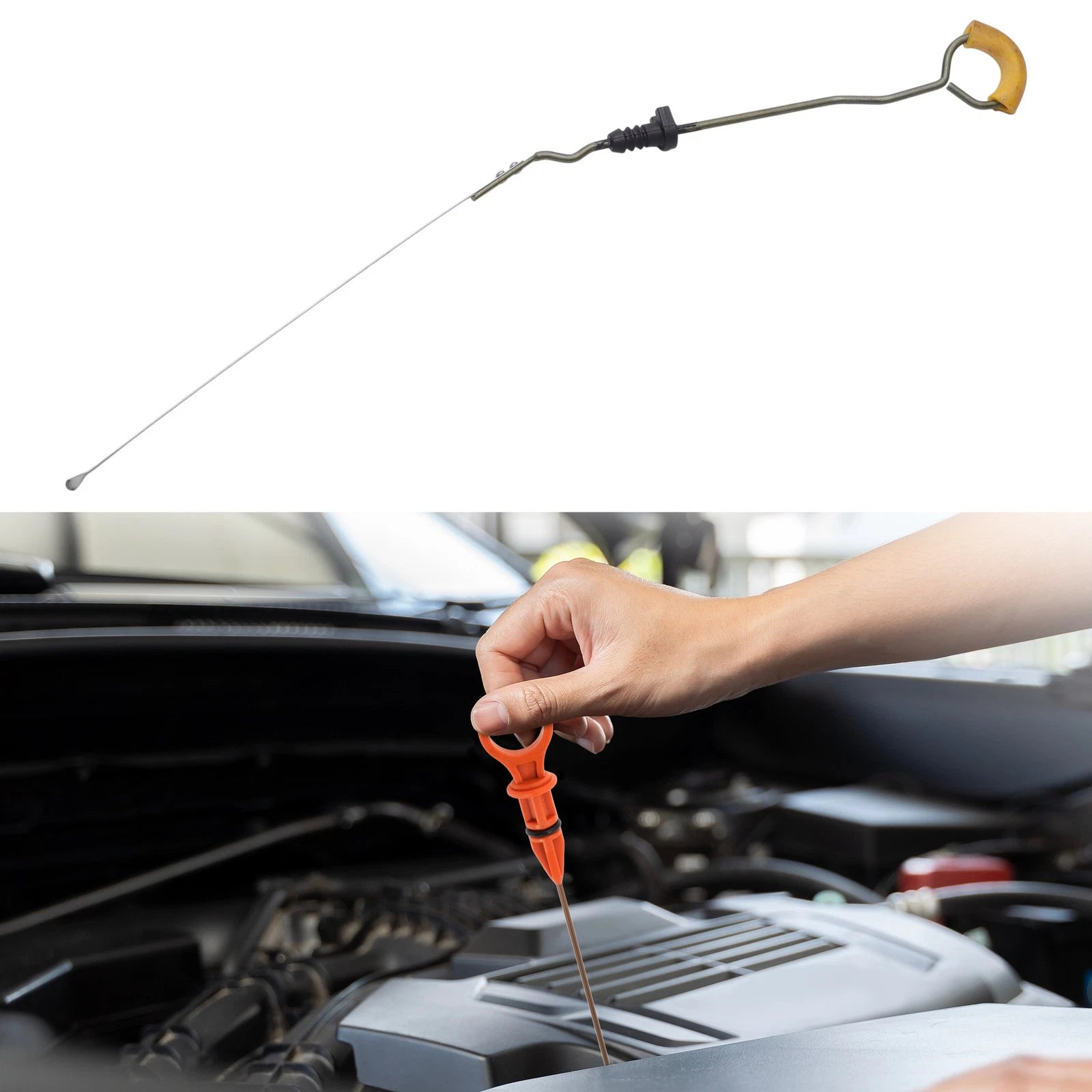 Oil Dipstick No. 921077 for Honda Accord (2004–2007) Yellow 1Pc