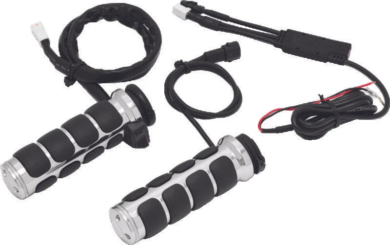 Kuryakyn Heated ISO Grips for Harley-Davidson Motorcycles (Dual Cable)
