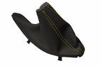 E Brake Boot Cover for BMW F30 F31 F32 F33 F34 F35 (2014–2019) Carbon Fiber Yellow Stitch