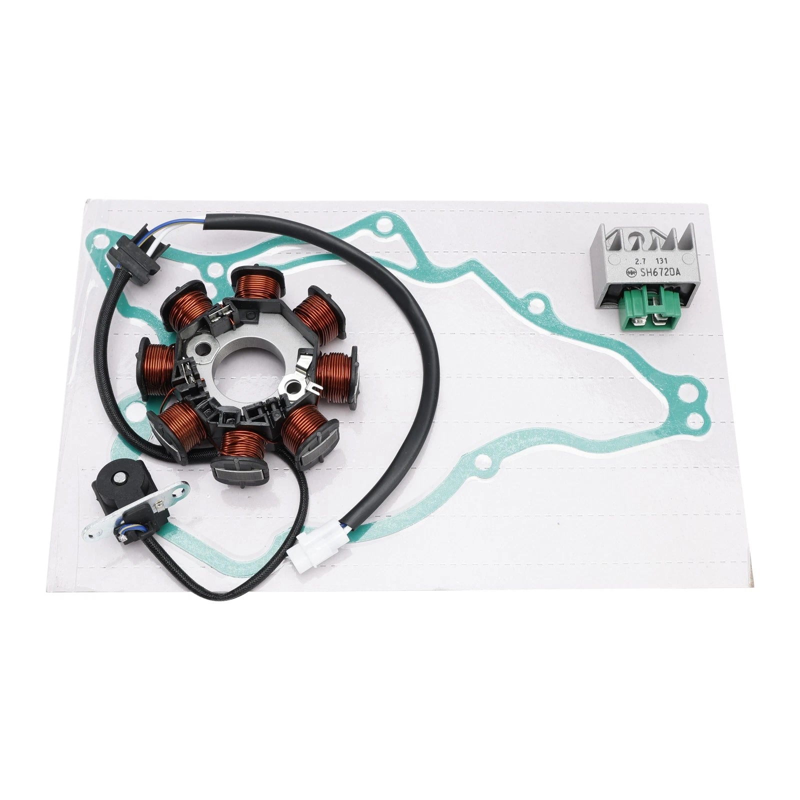 Alternator Stator Regulator w/Gasket for Kawasaki KLX110 (2010–2024)