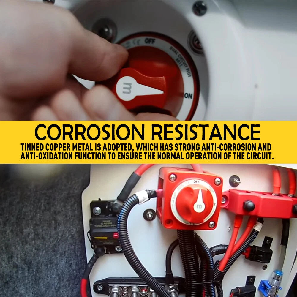 On-Off Battery Man Switch Knob for Marine Applications (6006)