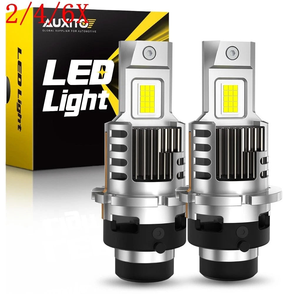 2X D4S LED Headlight Bulb for HID Xenon Conversion Kit (40000LM)