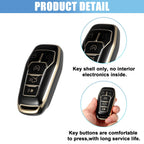 TPU Remote Key Fob Case Cover 5 Button for Ford Fusion F150 (2013–2020)