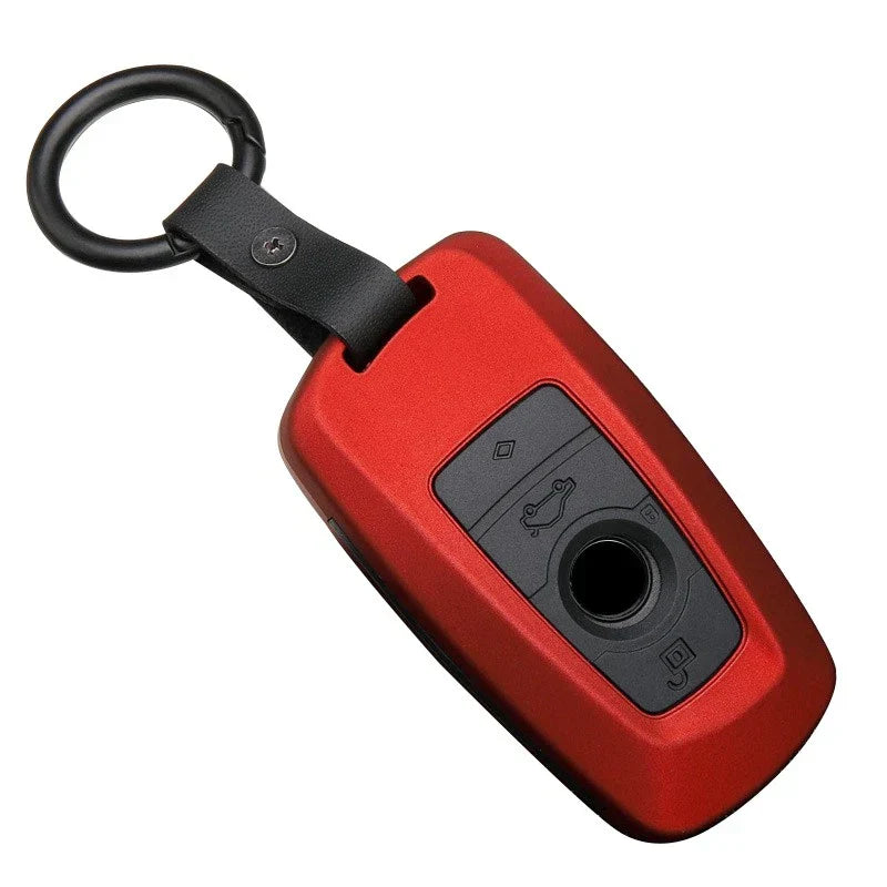 3 Button Key Fob Cover Protector Red for BMW 1 3 4 5 6 7 Series (2000-2023)