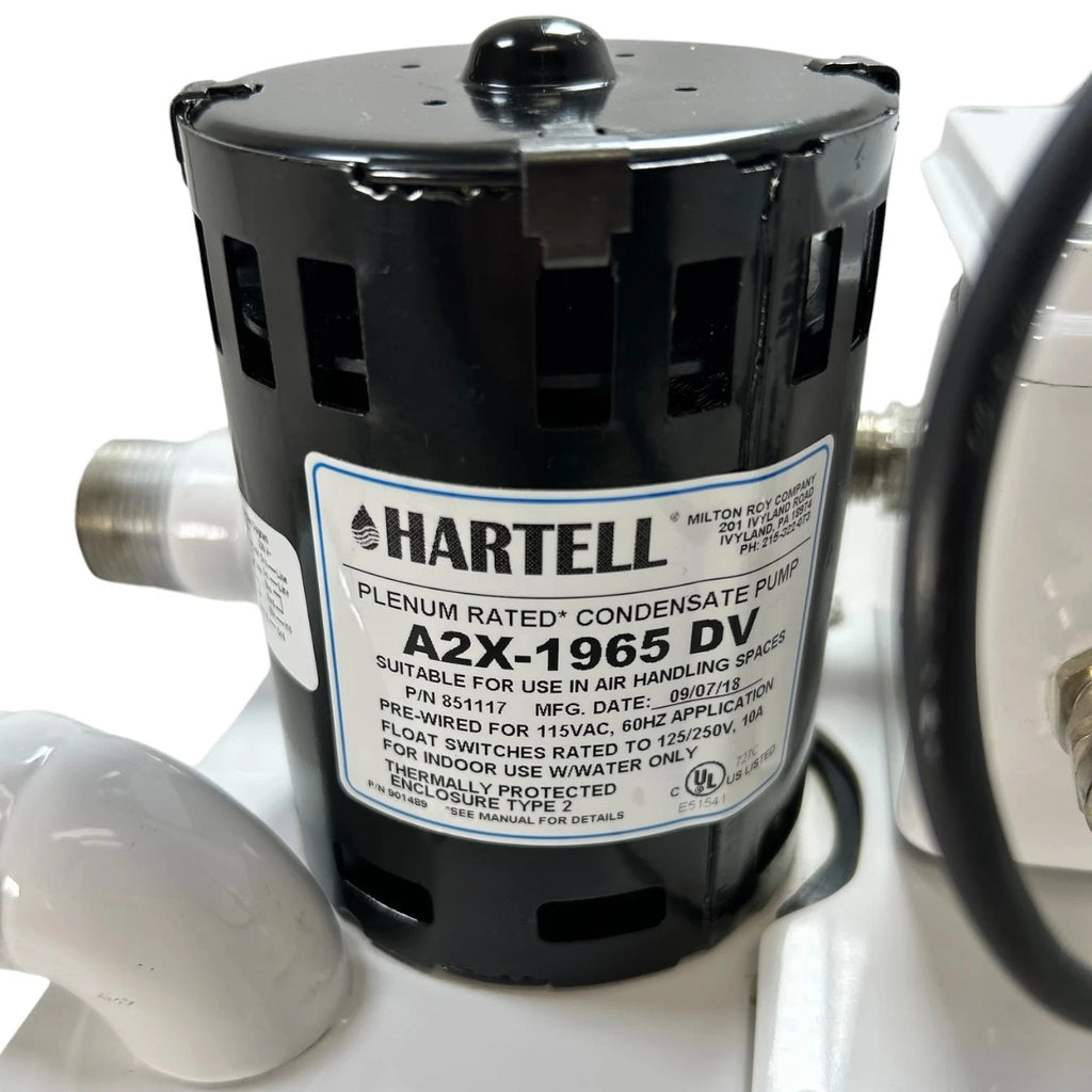 Cast Aluminum Condensate Pump Assembly for Hartell A2X-1965 (60Hz 1/10HP)