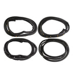 Door Rubber Seal Weatherstrip Set 4 Fits Mazda 323 4D Sedan BG Serie 1992-94 D07
