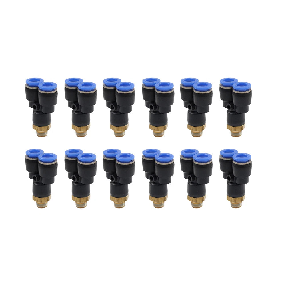 12pcs G1/8” Y Air Valve Fitting Connector for Corghi Hunter Tire Changer