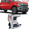 LED Headlight for Ford F250 SuperDuty Pickup (2020–2022) Chrome Trim Right