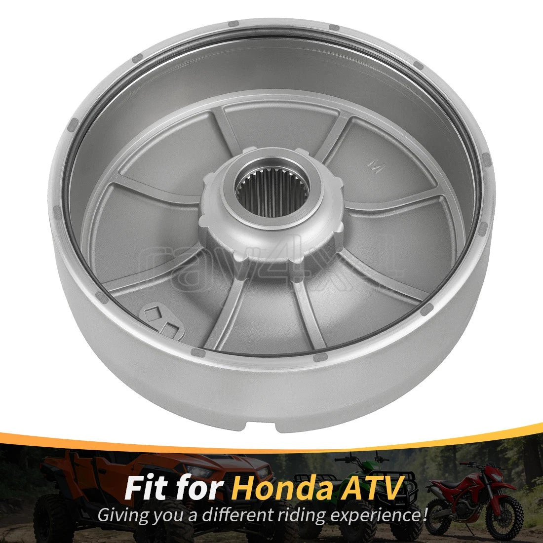 Rear Brake Drum for Honda Rancher 350 400 Foreman 400 450 (1995–2007)