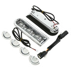 Chrome LED Inserts Saddlebag Light for Harley Touring FLHX (2014-2024)