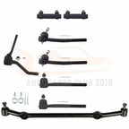 Set of 8 Front Tie Rod Links and Center Link Kit for Chevrolet Impala (1978–1996)