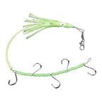 33cm Saltwater Trolling Lure for Fishing (PVC, Metal, Glow Beads)