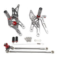 Racing Gray Rear Sets Footpegs for Honda CBR600RR (2003–2006), CBR1000RR (2004–2007)